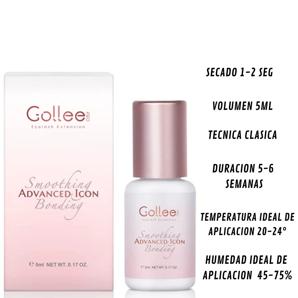 ADHESIVO GOLLE TRANSPARENTE CAJA ROSA SECADO 1 SEG