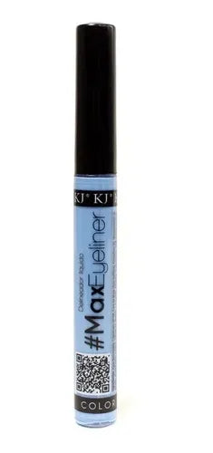 DELINEADOR LIQUIDO MAX EYELINER #04 PASTEL AZUL CIELO