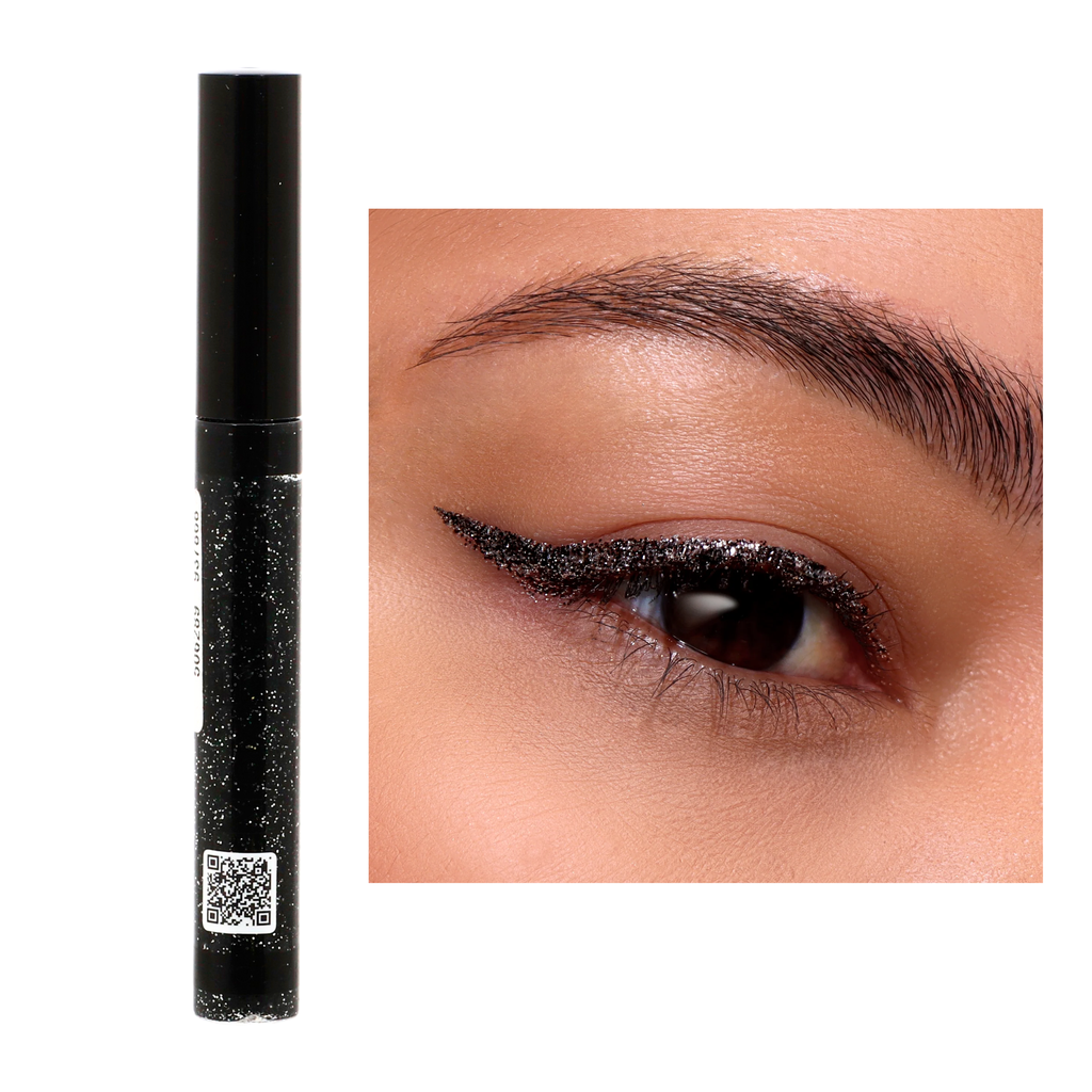 DELINEADOR LIQUIDO MAX EYELINER #28 GLITTER NEGRO