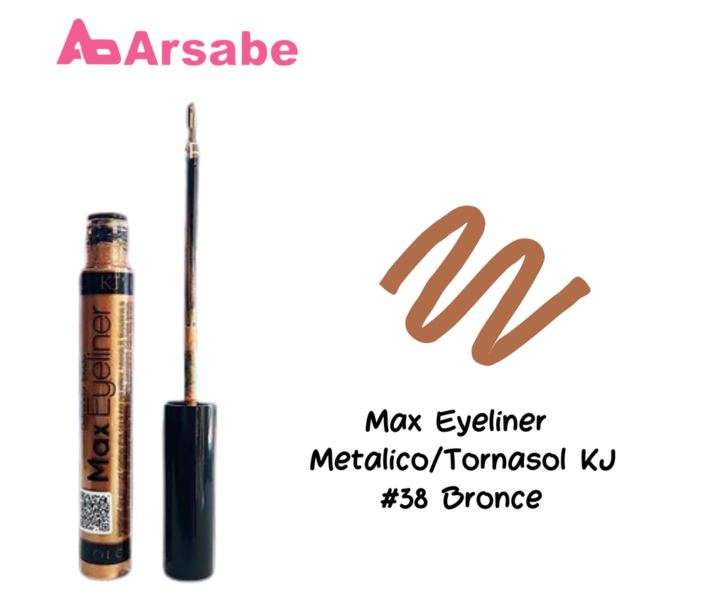 DELINEADOR LIQUIDO MAX EYELINER #38 BRONCE METALICO