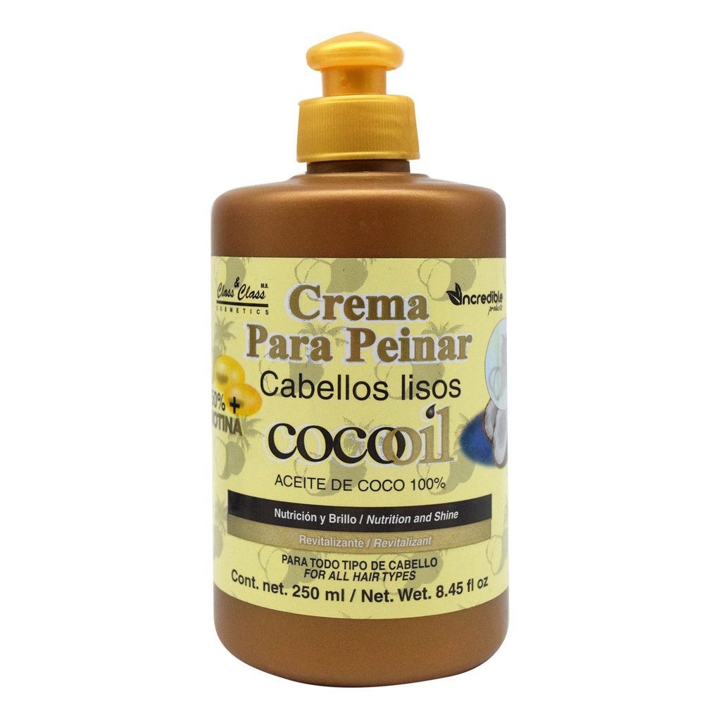 CREMA PARA PEINAR LACIO DE COCO INCREDIBLE 250ML