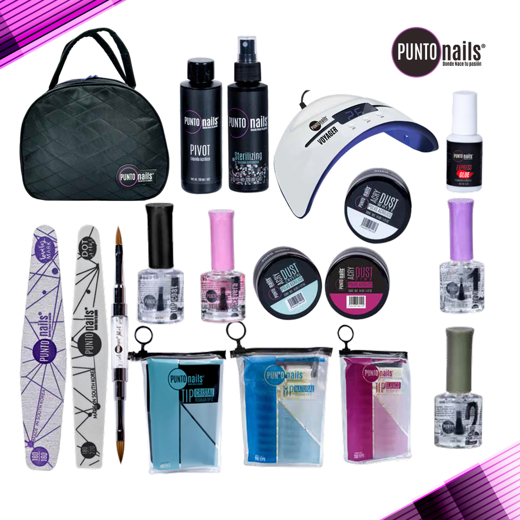 PUNTO NAILS MASTER KIT C/LAMPARA