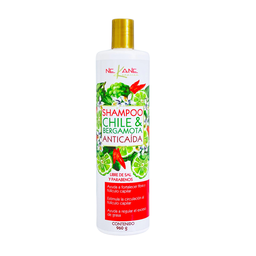 [0659525853211] SHAMPOO CHILE Y BERGAMOTA ANTICAIDA NEKANE 960ML (7502260490063)