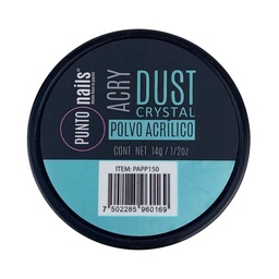 [7502285960169] POLVO ACRILICO PUNTO NAILS CRYSTAL 1/2 OZ PNPC14