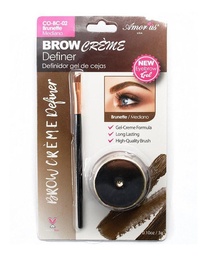 [0610895180178] GEL PARA CEJAS AMOR US DARK BROWN /OSCURO