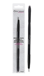 [7503028233908] BROCHA PROFESIONAL PARA LABIOS Y DELINEAR #14 49453