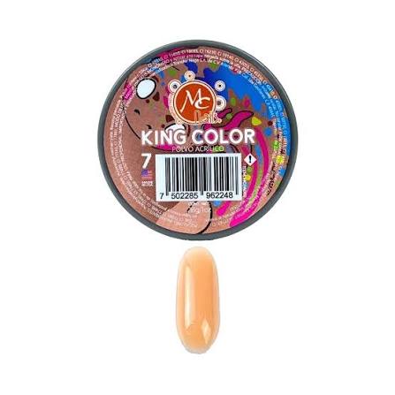 [7502285962248] POLVO ACRILICO KING COLOR 1OZ #7 MC NAILS