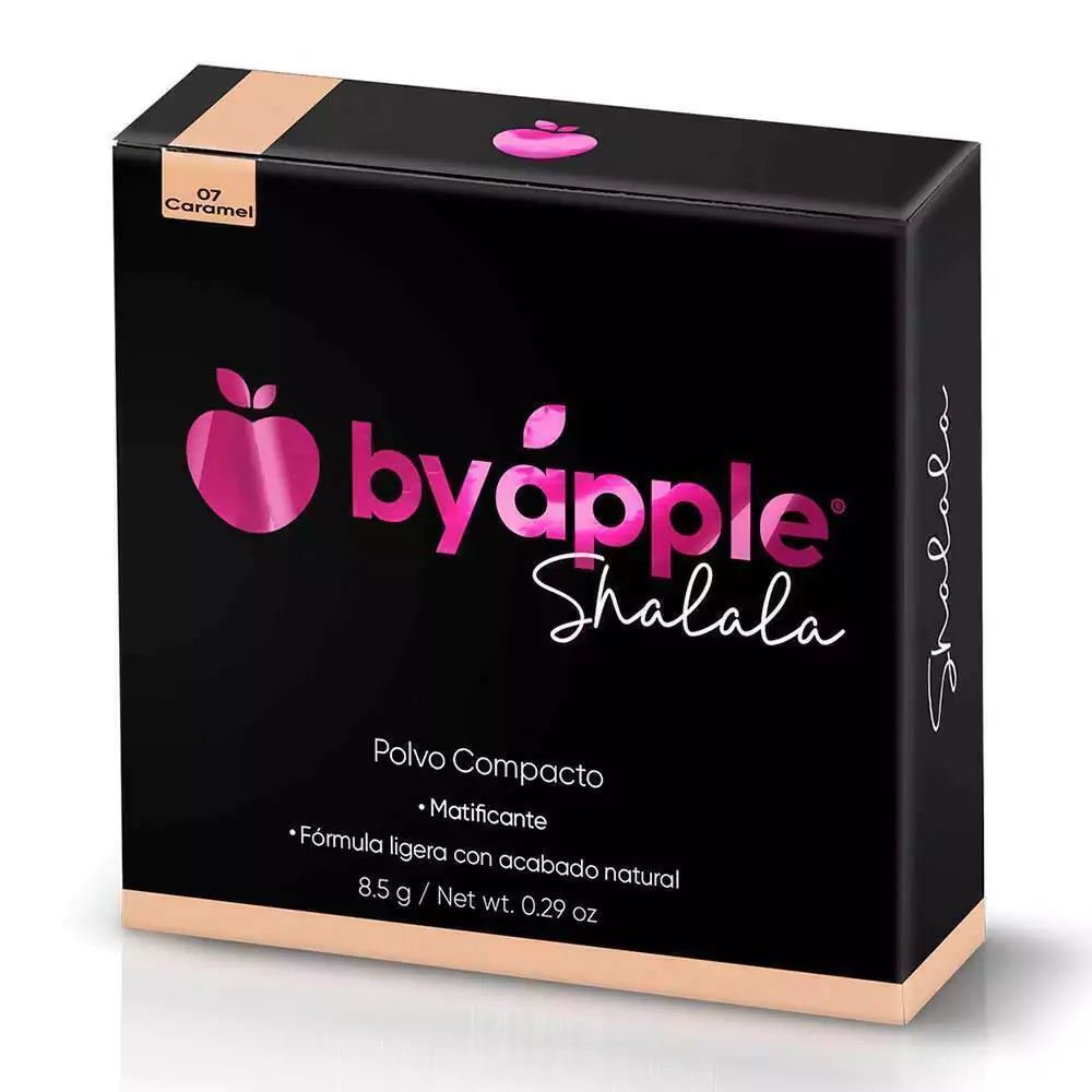 [7501906604390] POLVO COMPACTO SHALALA BY APLE #07 CARAMEL