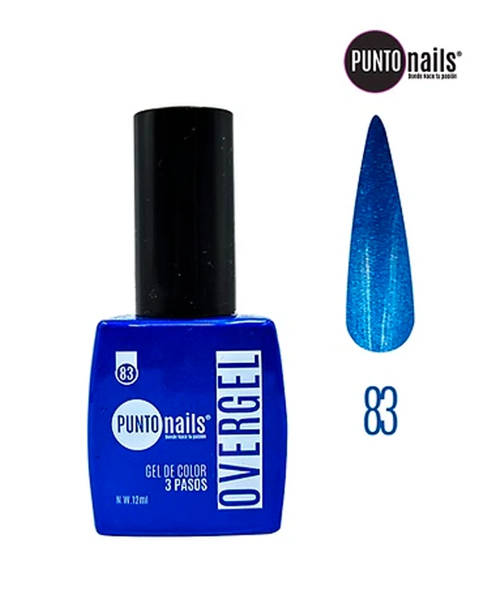 [7505031103186] PUNTO NAILS OVERGEL AZUL IMPERIAL #83 12ml