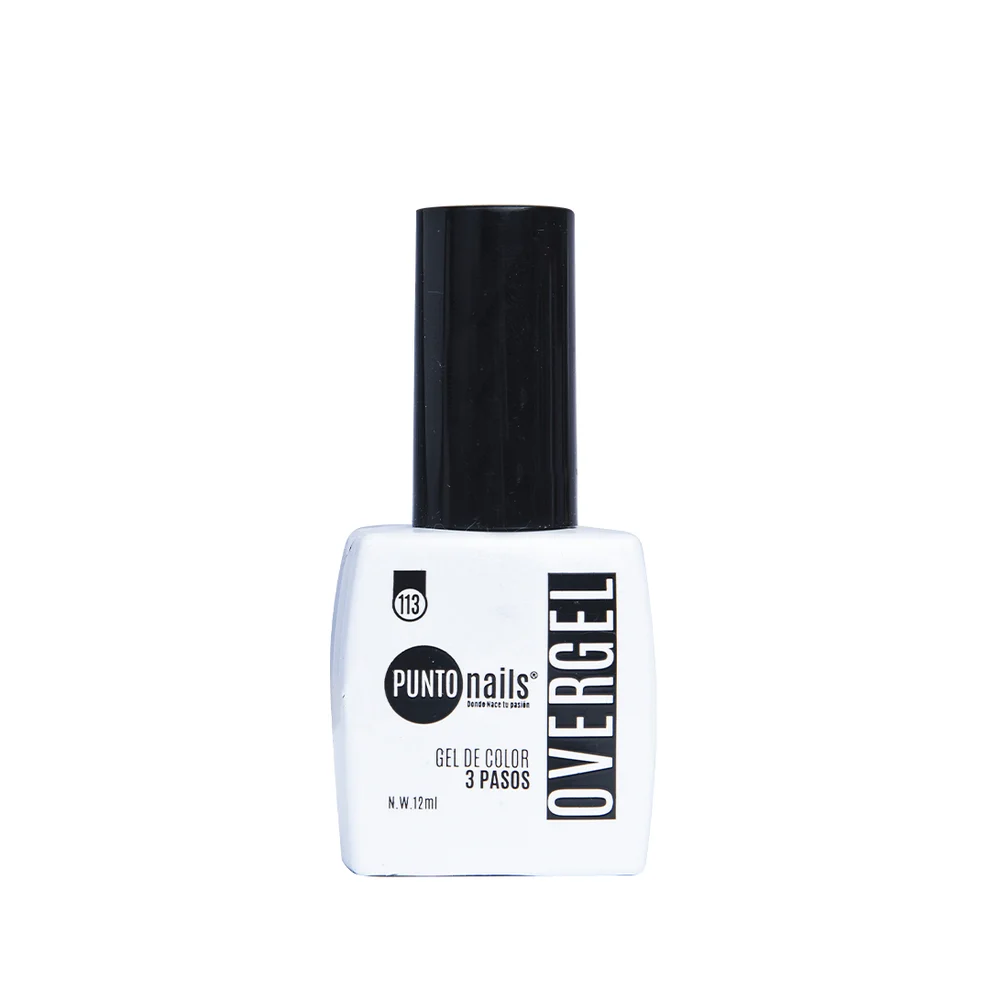 [7505031103483] PUNTO NAILS OVERGEL BLANCO NACARADO #113 12ml