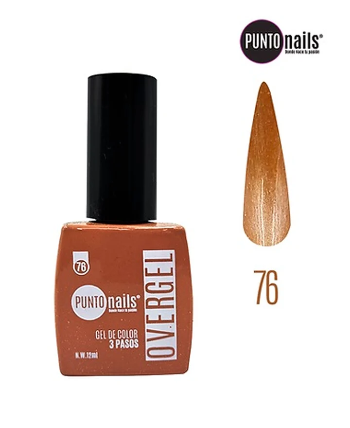 [7505031103117] PUNTO NAILS OVERGEL CHAMPANGE #76 12ml