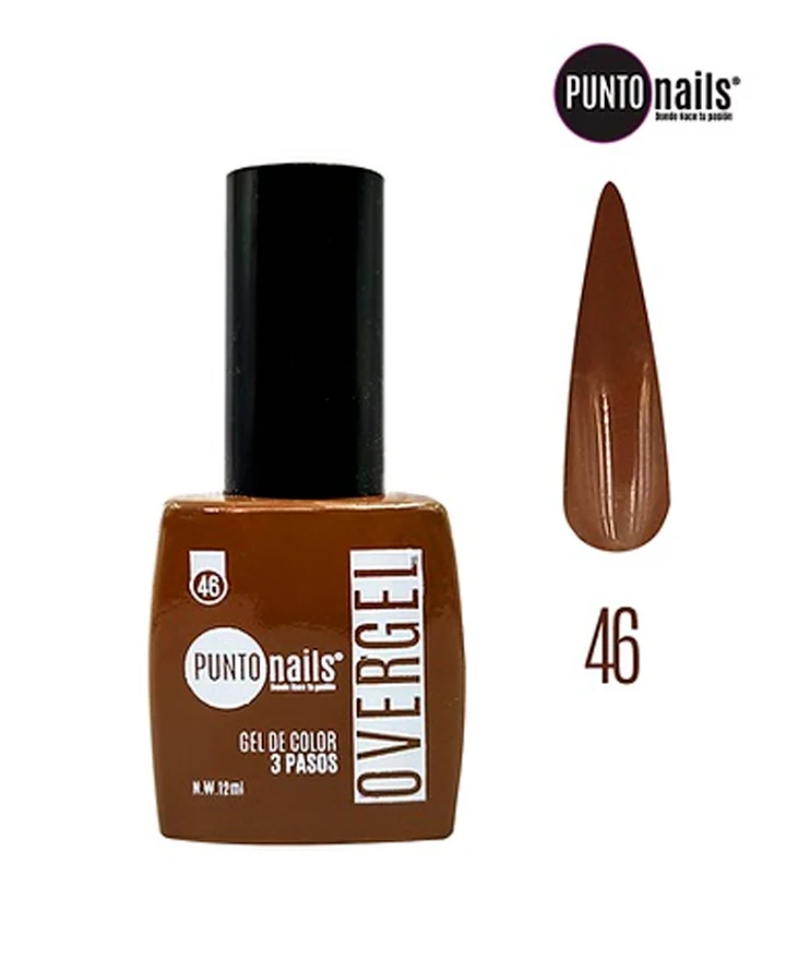[7505031102813] PUNTO NAILS OVERGEL CHOCOLATE #46 12ml