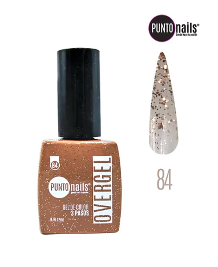 [7505031103193] PUNTO NAILS OVERGEL DESTELLOS DE ORO #84