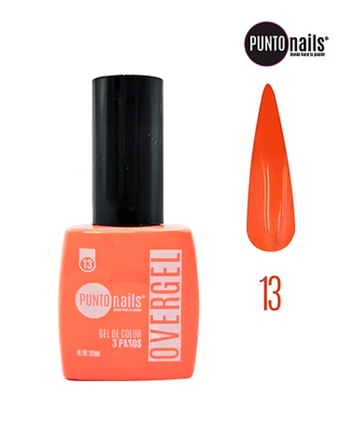 [7505031102486] PUNTO NAILS OVERGEL DURAZNO #13 9ml