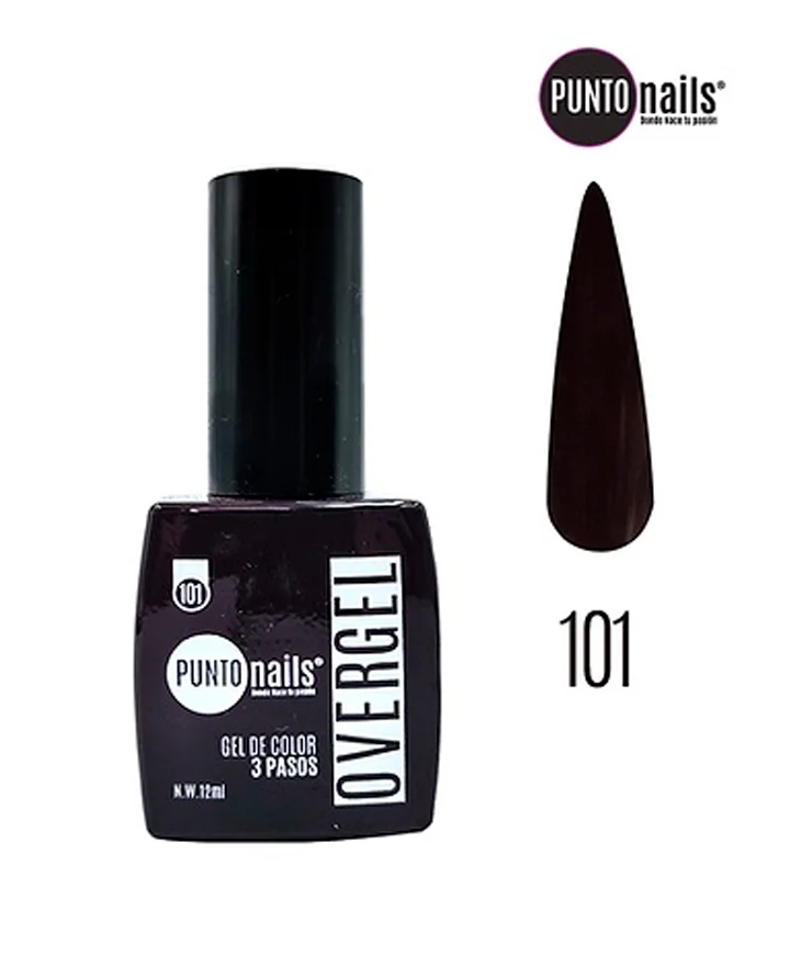 [7505031103360] PUNTO NAILS OVERGEL GRIS EBANO #101 12ml