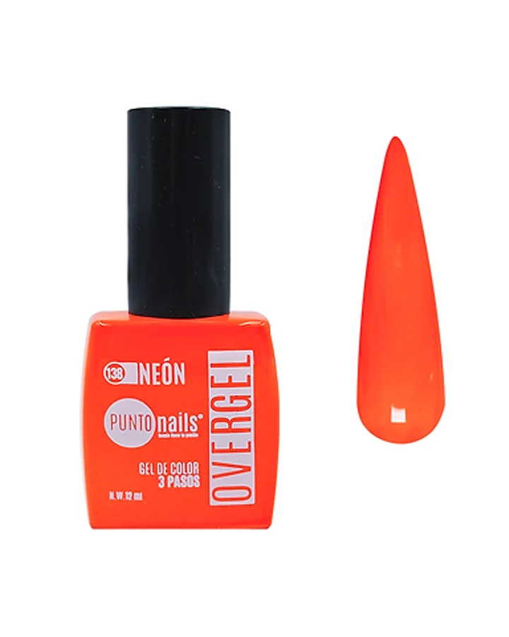 [7502288770185] PUNTO NAILS OVERGEL NEON NARANJA
