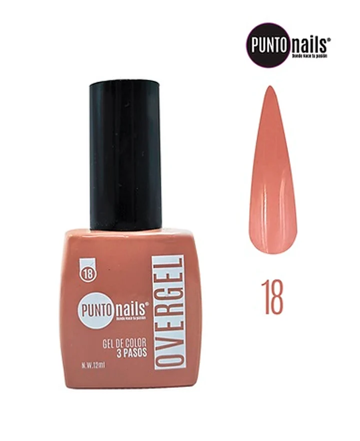 [7505031102530] PUNTO NAILS OVERGEL NUDE LATTE #18 12ml