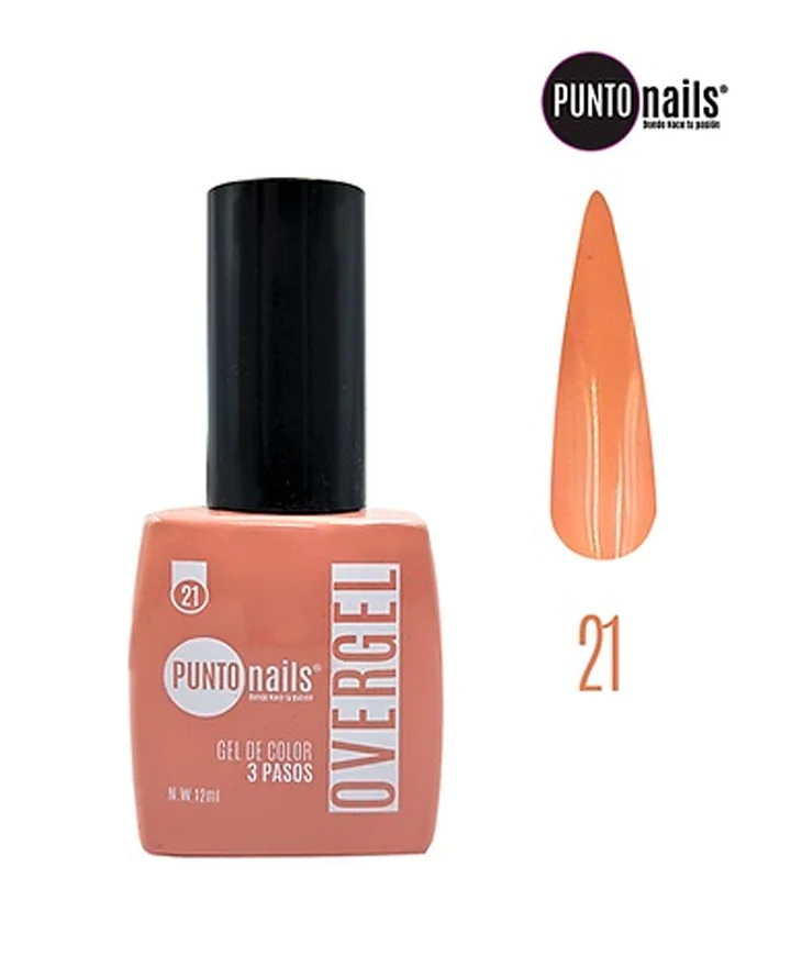[7505031102561] PUNTO NAILS OVERGEL NUDE MAKE UP #21 12ml