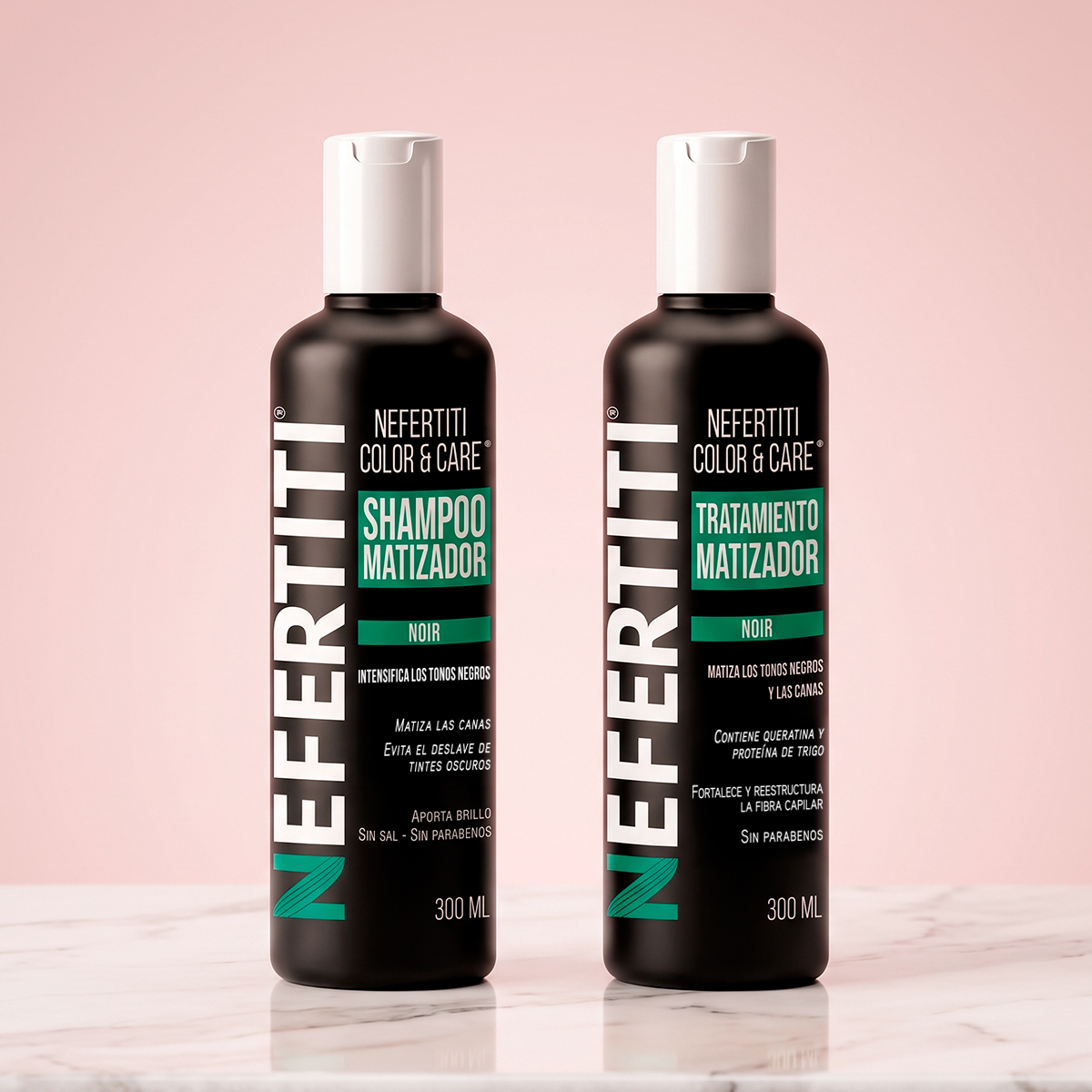 [7502238706325] KIT SHAMPOO Y TRAT NOIR 300ML NEFERTITI (7502238700903)