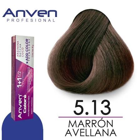 [7506115660618] TINTE ANVEN 5.13 MARRON AVELLANA 1+1/2