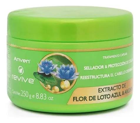 [7506115653023] TRATAMIENTO CAPILAR FLOR DE LOTO ANVEN 250G