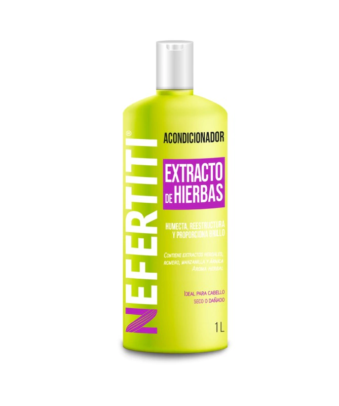 [7502238700835] ACONDICIONADOR C/EXTR DE HIERBAS 1 LT NEFERTITI