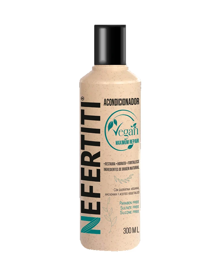 [7502238705823] ACONDICIONADOR VEGAN MAXIMUM REPAIR 300ML NEFERTITI