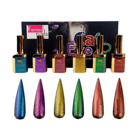 [77701008] CAT EYE COLLECTION SET 6 PZAS FANTASY NAILS