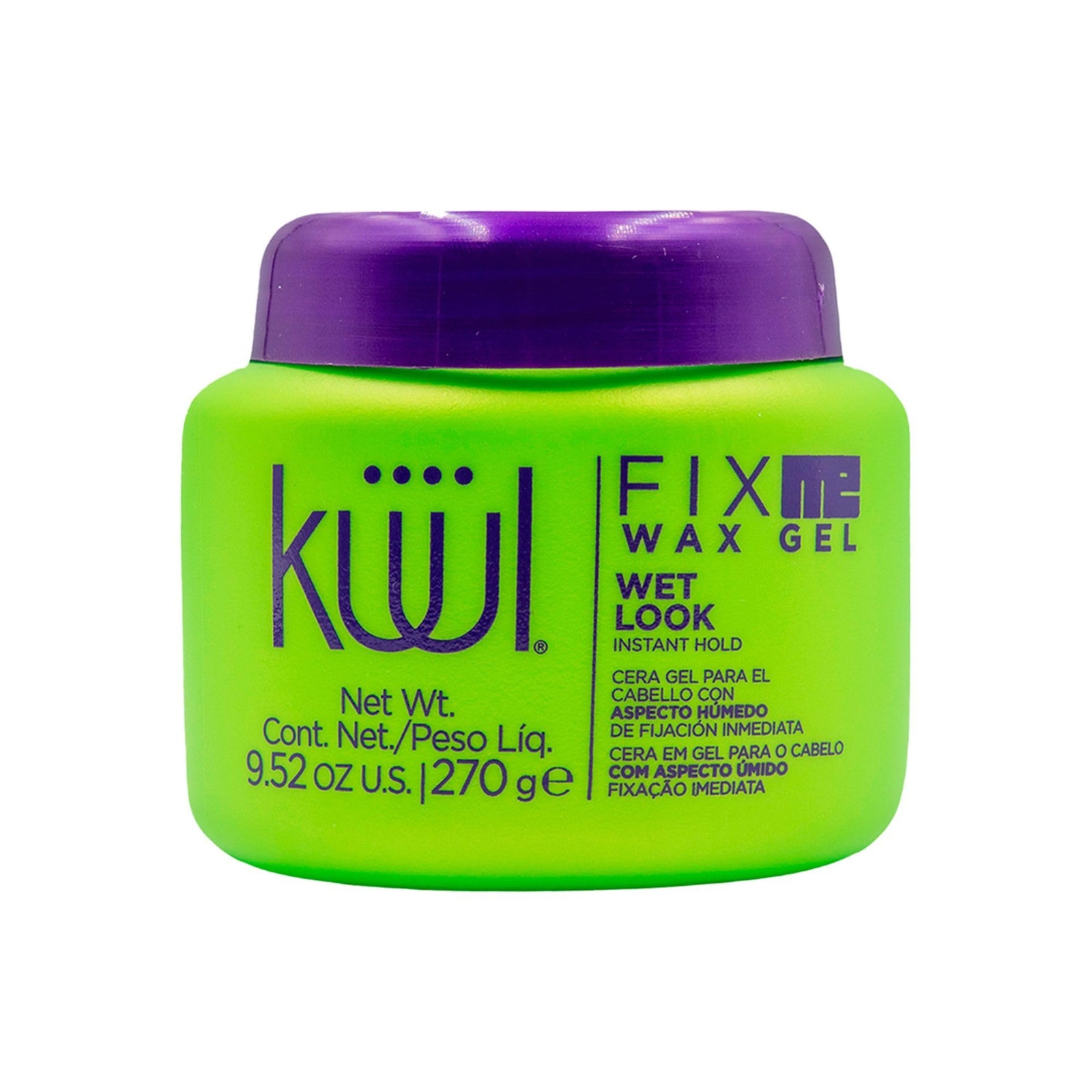 [7501438363307] CERA GEL FIX ME HUMEDO LOOK 270G KUUL