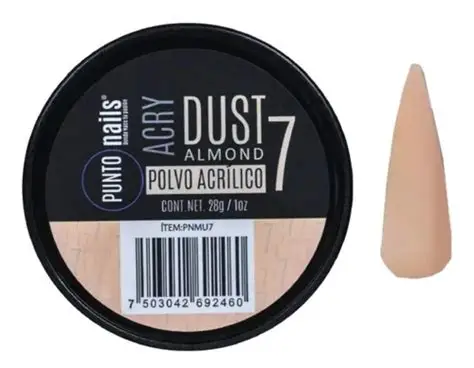 [7503042692460] DUST ALMOND MAKE UP 7 1OZ PUNTO NAILS PNMU7