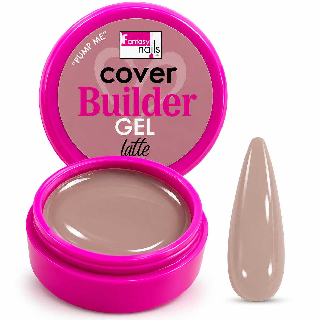 [BUILDER LATTE] FANTASY NAILS COVER BUILDER GEL LATTE (3P)