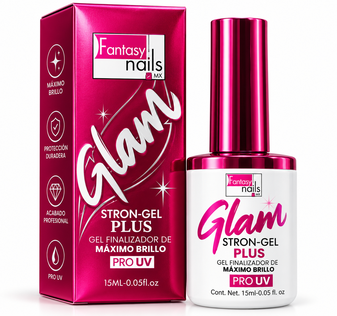 [10045008] GEL FINALIZADOR GLAM STRONG GEL FANTASY (10045)
