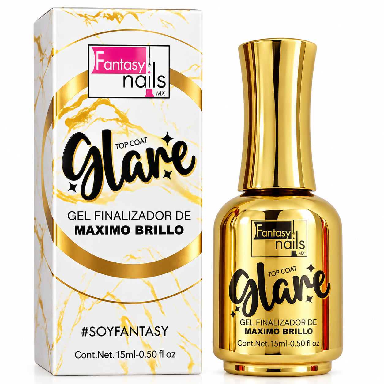 [41201008] GEL TOP COAT GLARE FANTASY NAILS