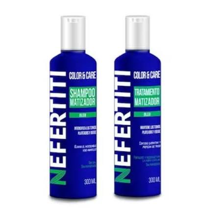 [7502238705274] KIT SHAMPOO Y TRAT BLEU 300ML NEFERTITI