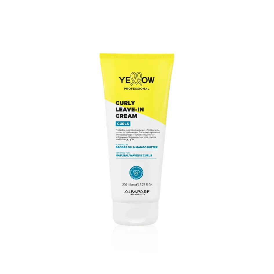 [8022297189468] LEAVE IN CREAM 200ML CURLS YELLOW (8022297113623)