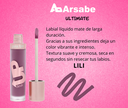 [7502296060902] LILI  ULTIMATE, LABIAL LIQUIDO MATE PKUM30