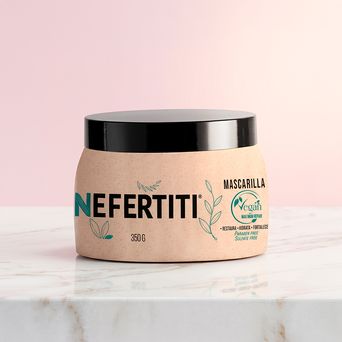 [7502238705830] MASCARILLA VEGAN MAXIMUM REPAIR 350GR NEFERTITI