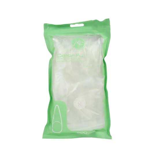 [7503041858379] MC COLORFUL TIPS STILETTO PREES ON GREEN LIFE 600PZ