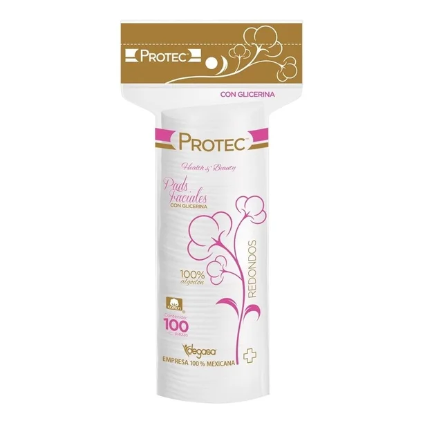 [7501048623952] PADS FACIAL CON GLICERINA PROTEC