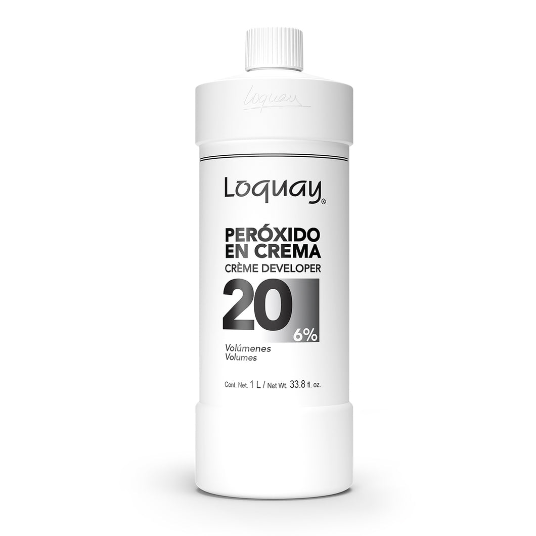 [7501029904049] PEROXIDO EN CREMA LQ 20VOL 1000ML