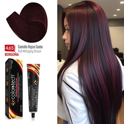 [7501502384658] TINTE COLOR TECH 4.65 CASTAÑO ROJIZO CAOBA (BORGOÑA)