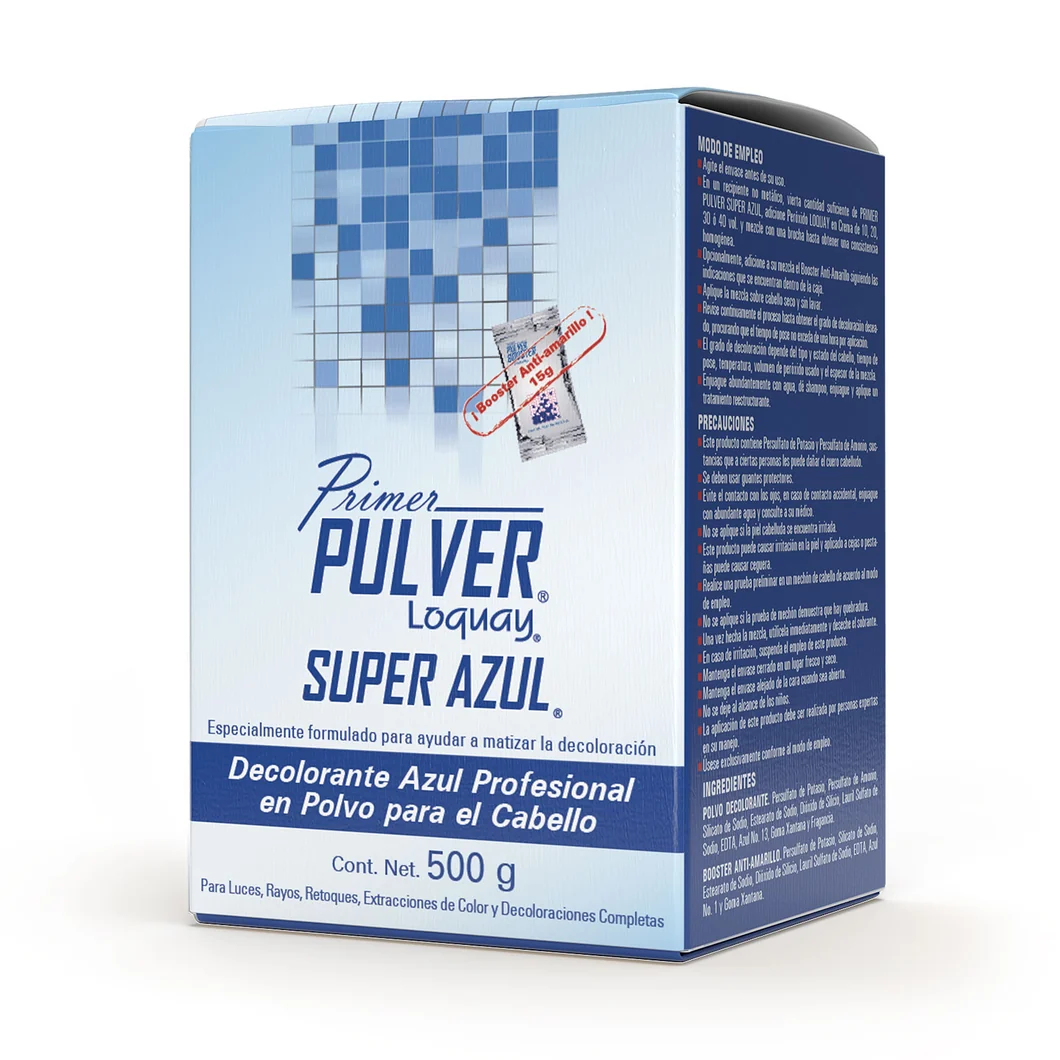 [7501029940054] PRIMER PULVER DECOLORANTE SUPER AZUL 500G LQ