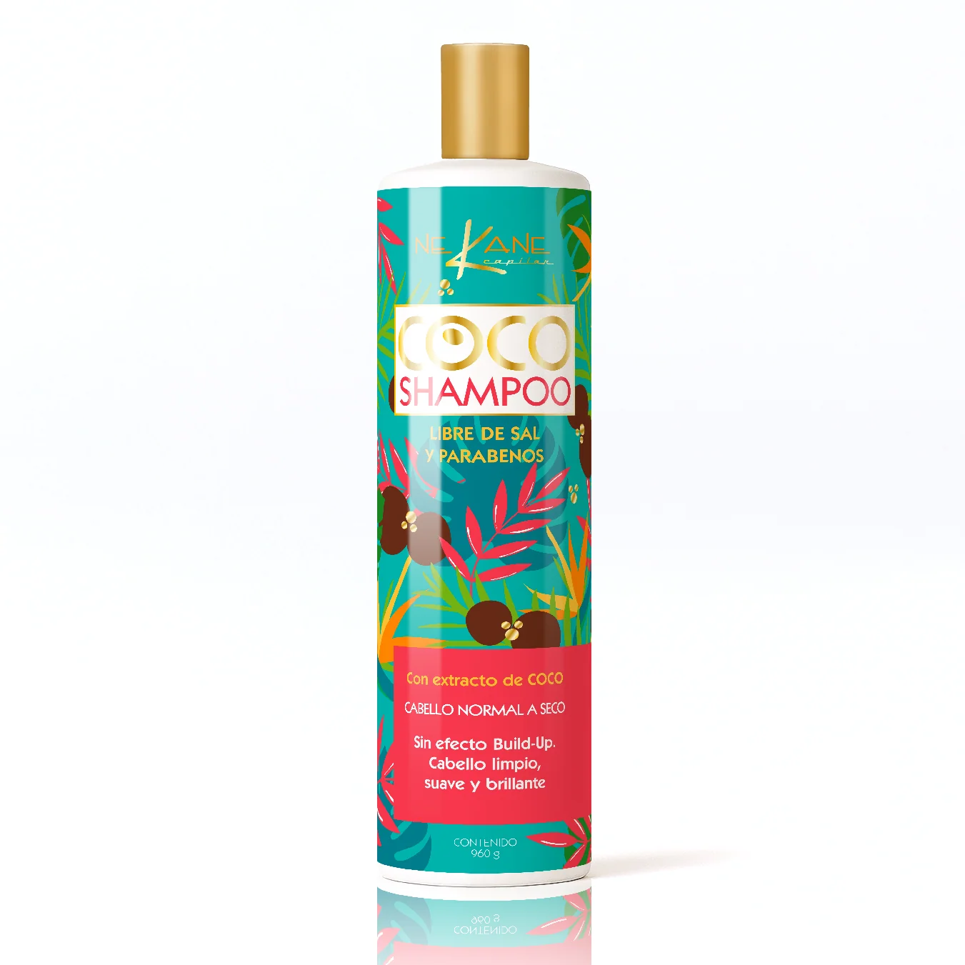 [0659525853310] SHAMPOO LIBRE DE SAL Y PARABENOS COCO NEKANE 960G NK101037