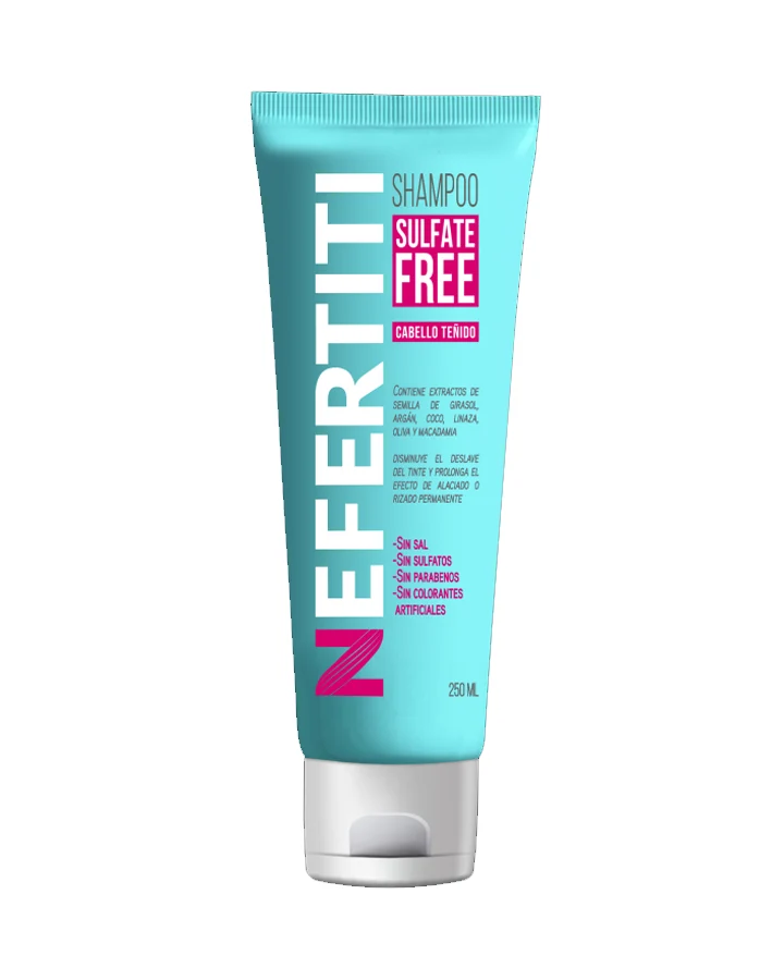 [7502238705120] SHAMPOO SULFATE FREE C/ TEÑIDO NEFERTITI 250ML