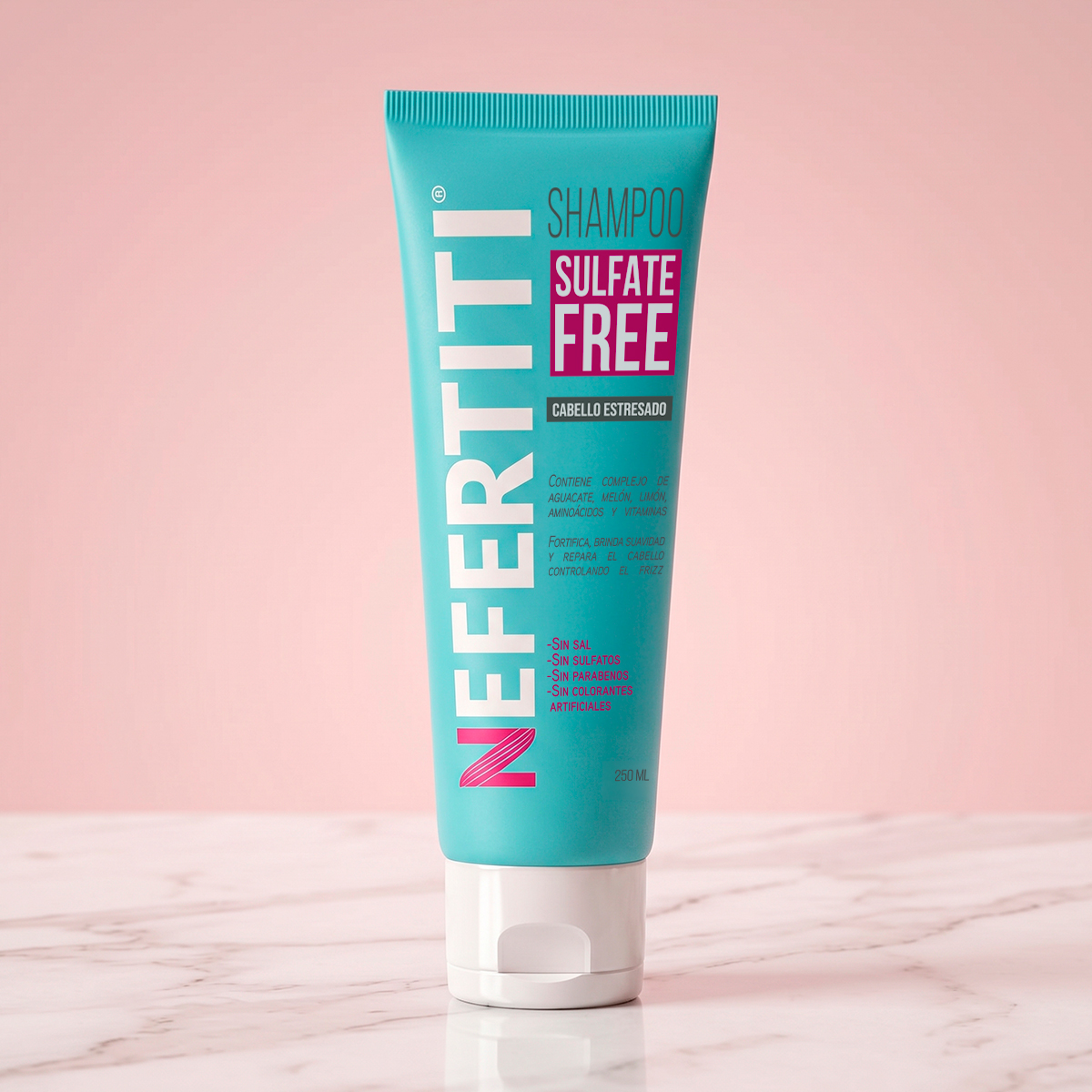 [7502238705144] SHAMPOO SULFATE FREE C/ESTRESADO NEFERTITI 250ML