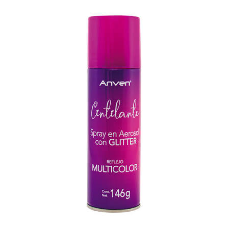 [7506115655171] SPRAY CINTILANTE REFLEJOS MULTICOLOR ANVEN