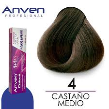 [7506115660038] TINTE ANVEN 4 CASTAÑO MEDIO 1+1/2
