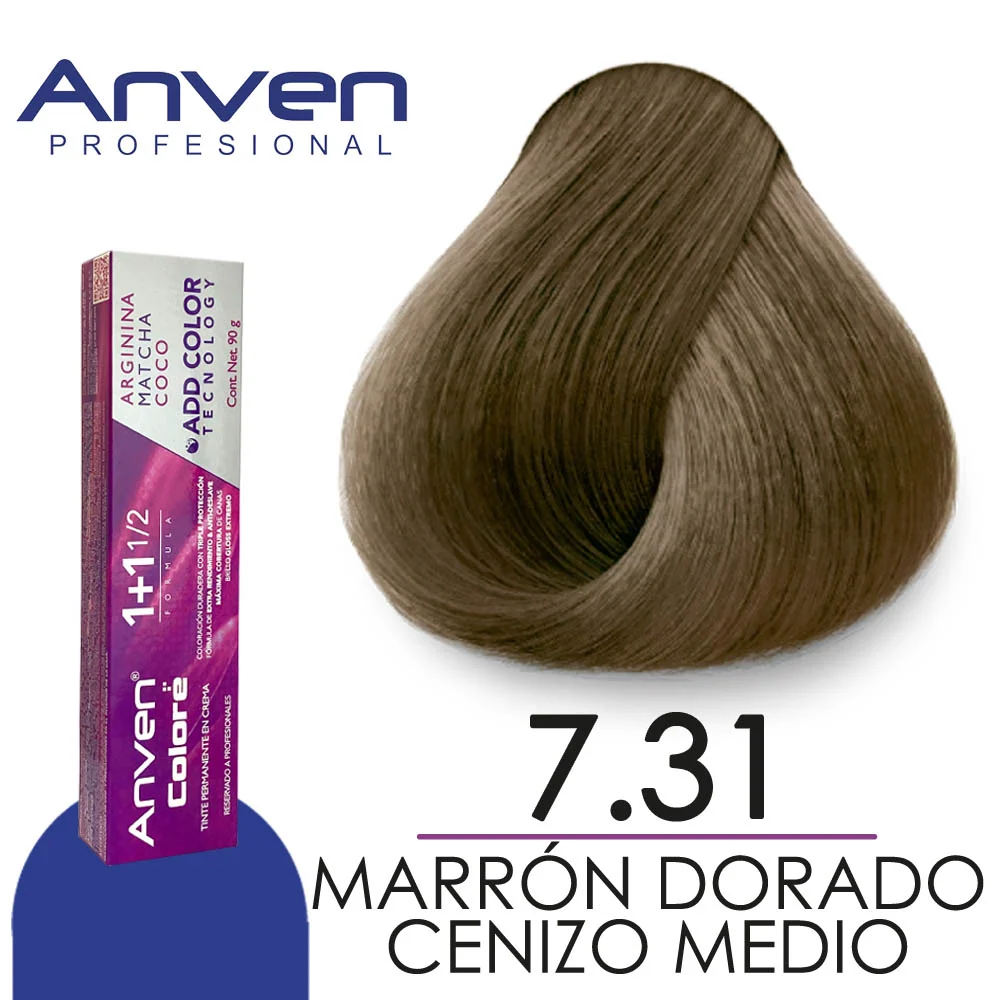 [7506115660502] TINTE ANVEN 7.31 1+1/2