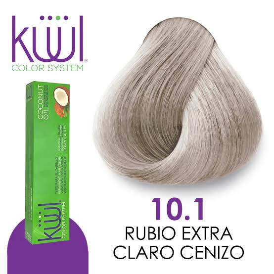 [7501438365257] TINTE KUUL 10.1 RUBIO EXTRA CLARO CENIZO