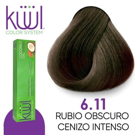 [7501438366940] TINTE KUUL 6.11 RUBIO OSCURO CENIZO INTENSO